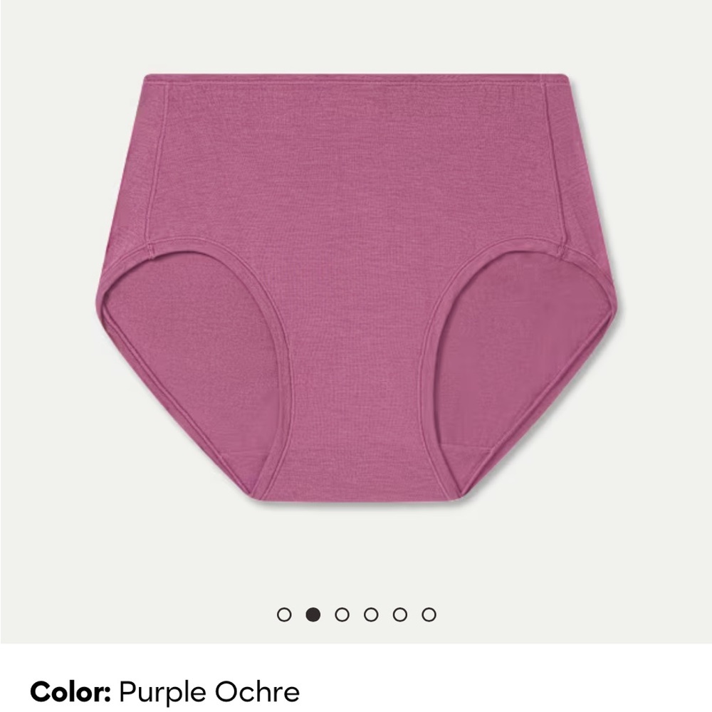 Bombas Women's Super Soft High Rise Full Brief set of 5 NWT sz L